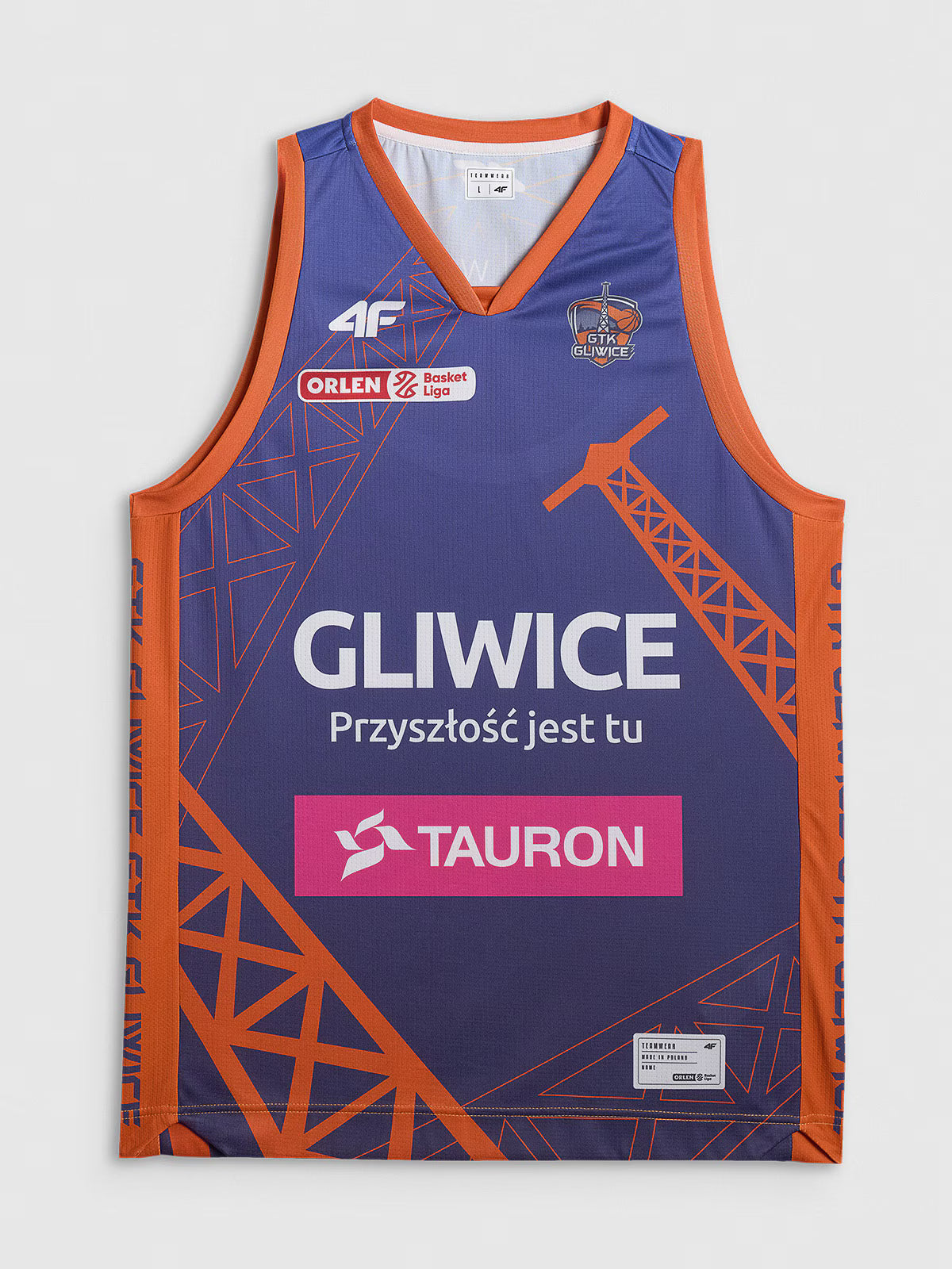 Koszulka meczowa replika domowa z sezonu 2025/26 męska 4F x GTK Gliwice