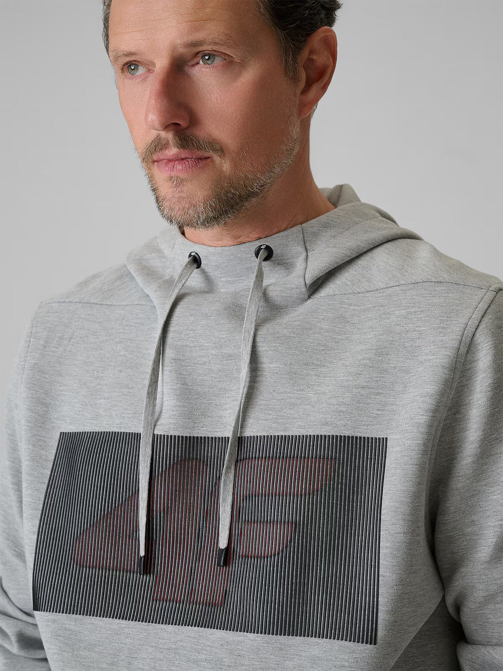 Bluza dresowa regular z kapturem męska