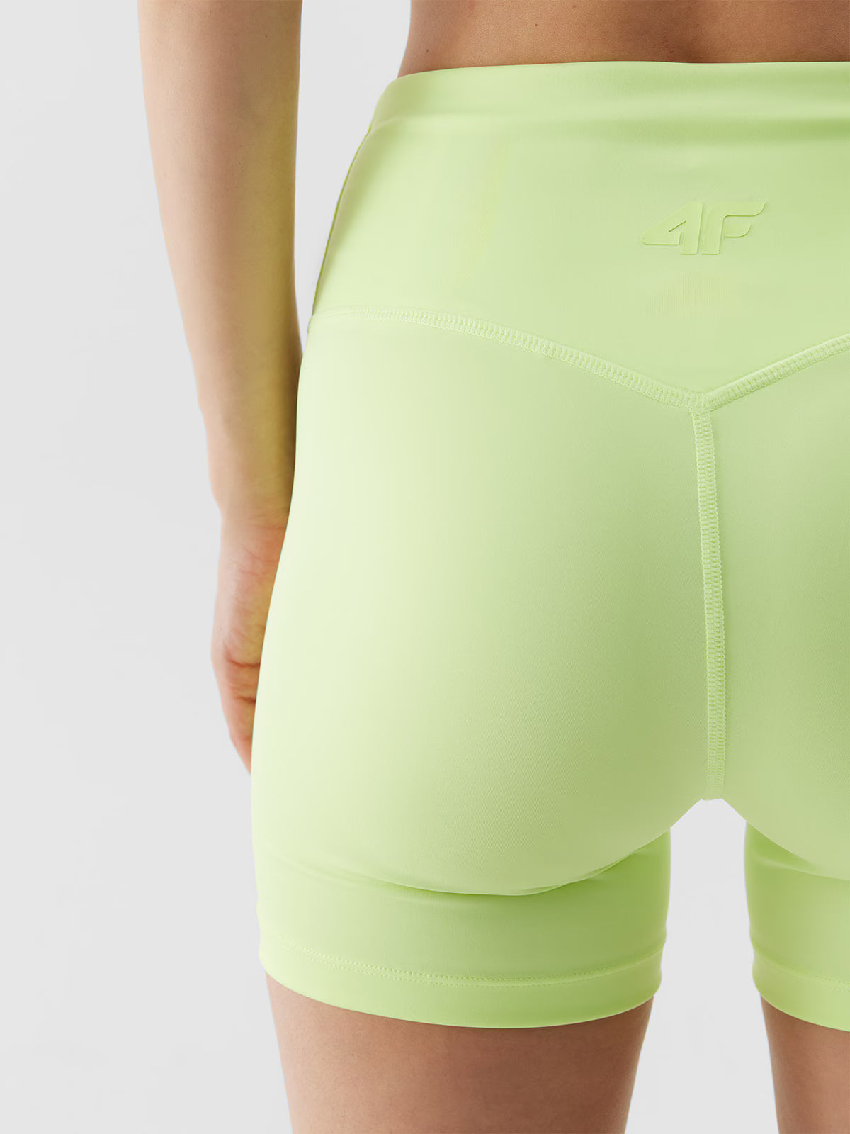 Legginsy krótkie treningowe z materiału z recyklingu damskie