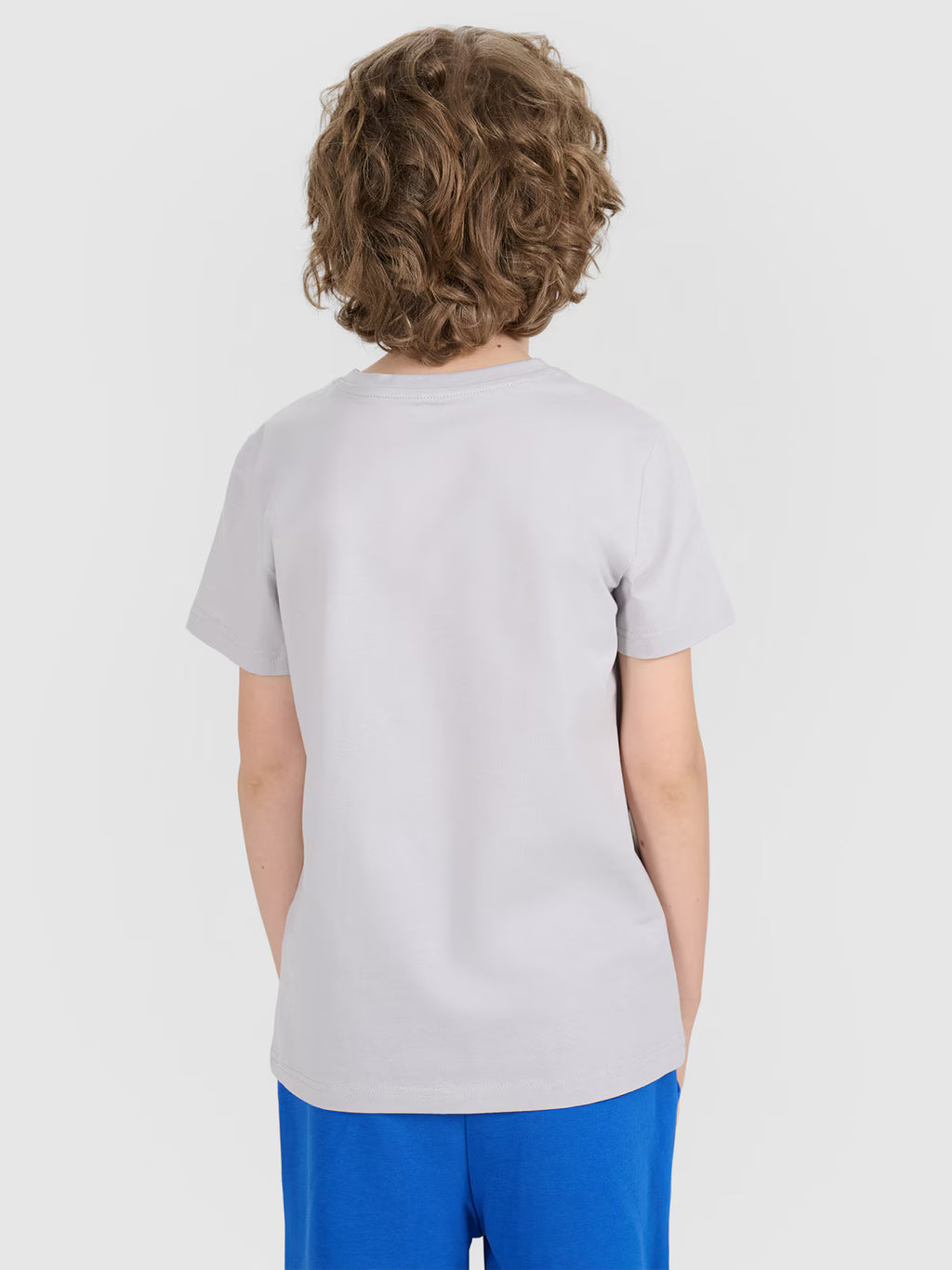 T-shirt regular gładki (2-pack) dziecięcy