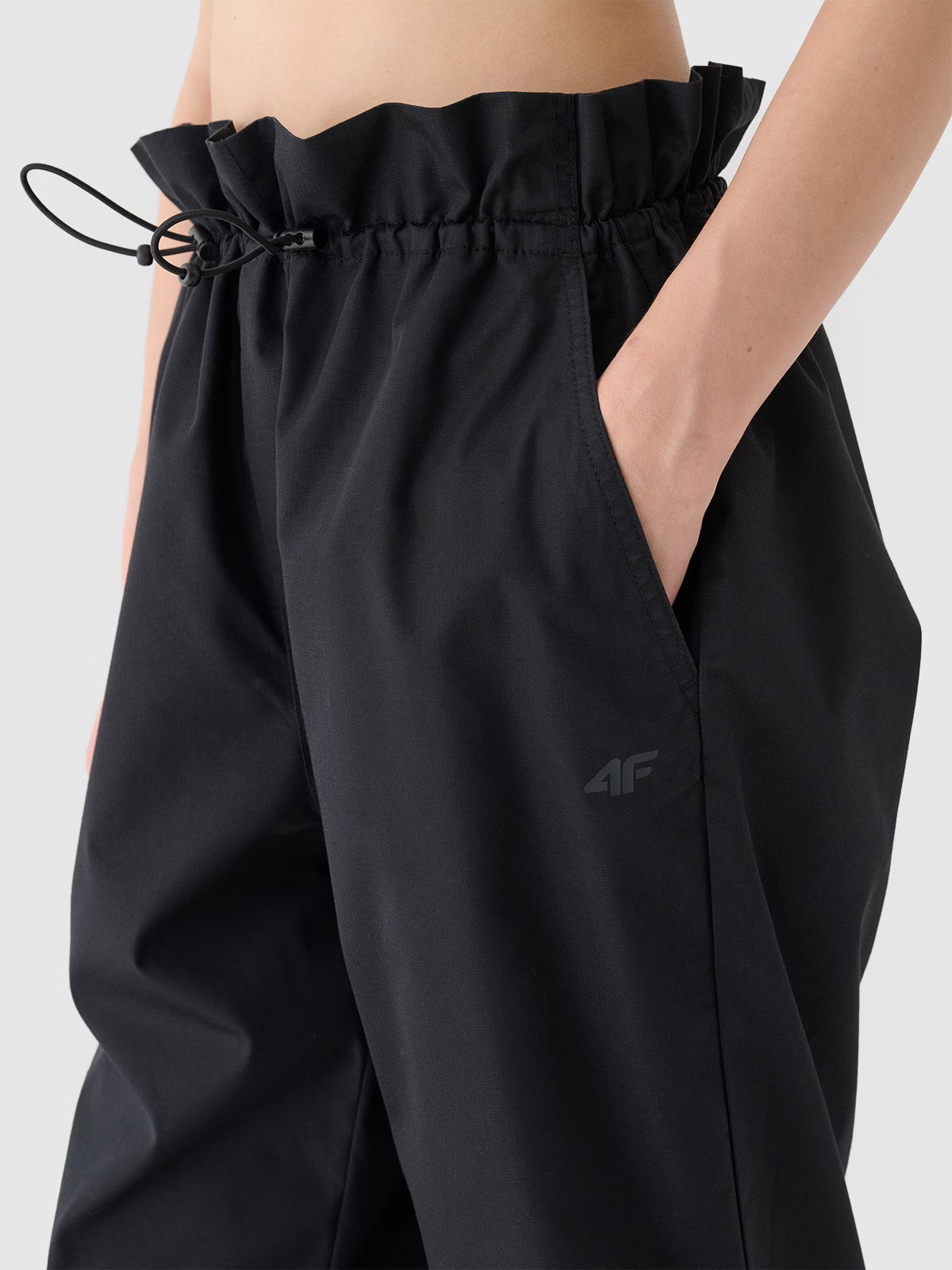 Spodnie casual parachute oversize damskie
