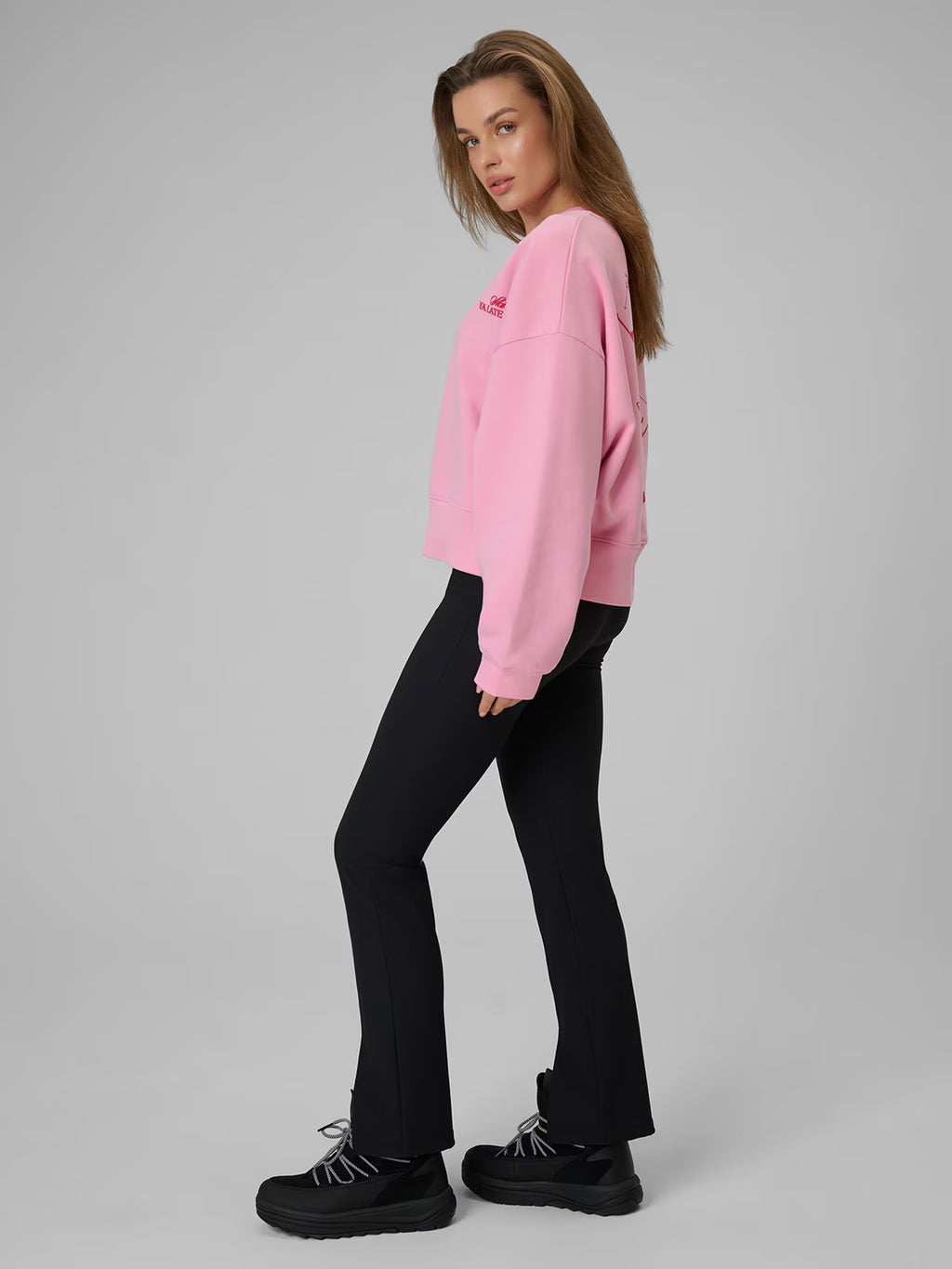 Bluza dresowa loose bez kaptura damska