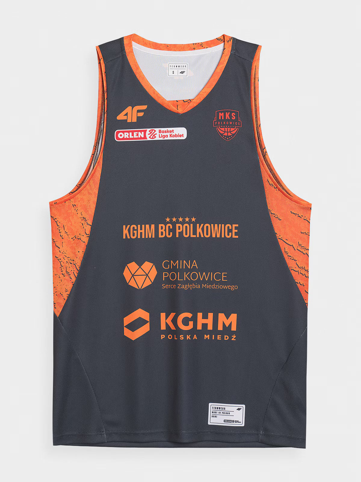 Koszulka meczowa replika domowa z sezonu 2024/25 damska 4F x MKS Polkowice