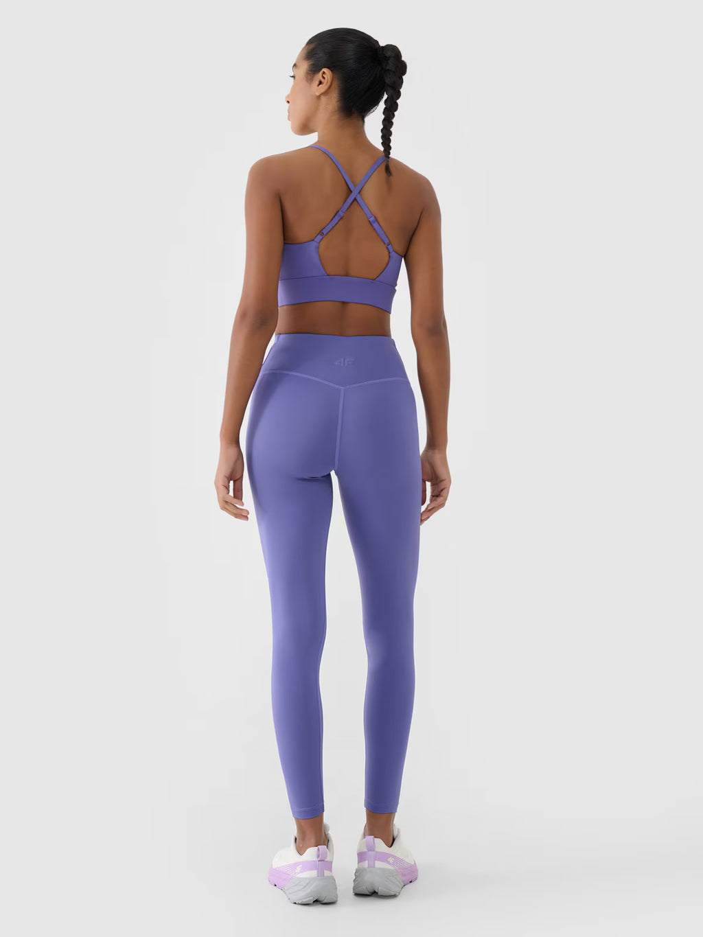 Legginsy treningowe z wysokim stanem damskie