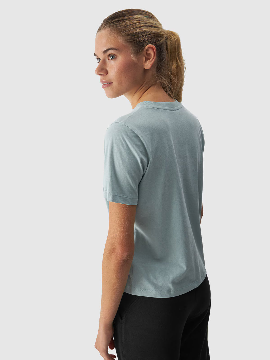 T-shirt regular gładki damski