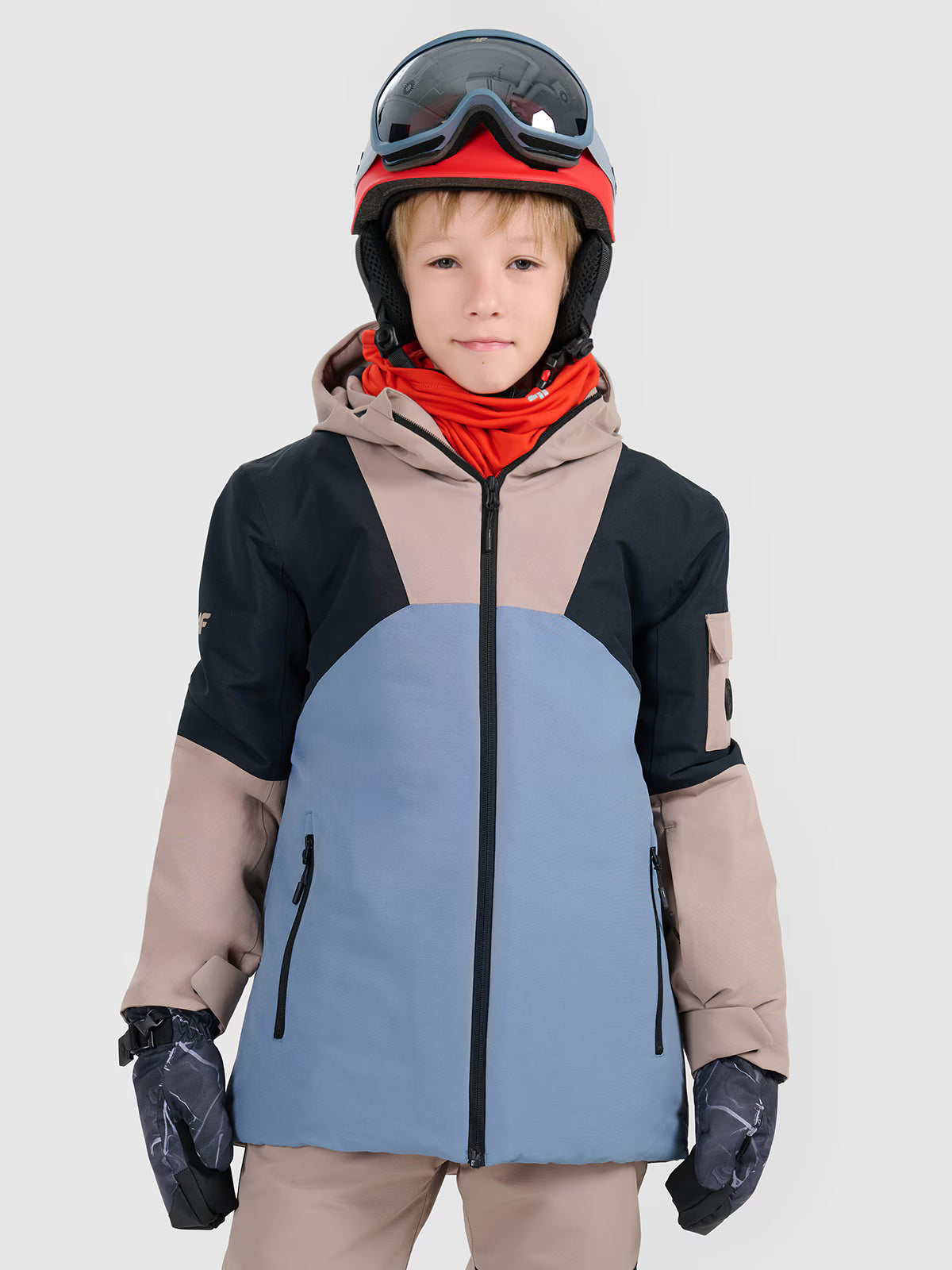 Kurtka snowboardowa membrana 10000 chłopięca
