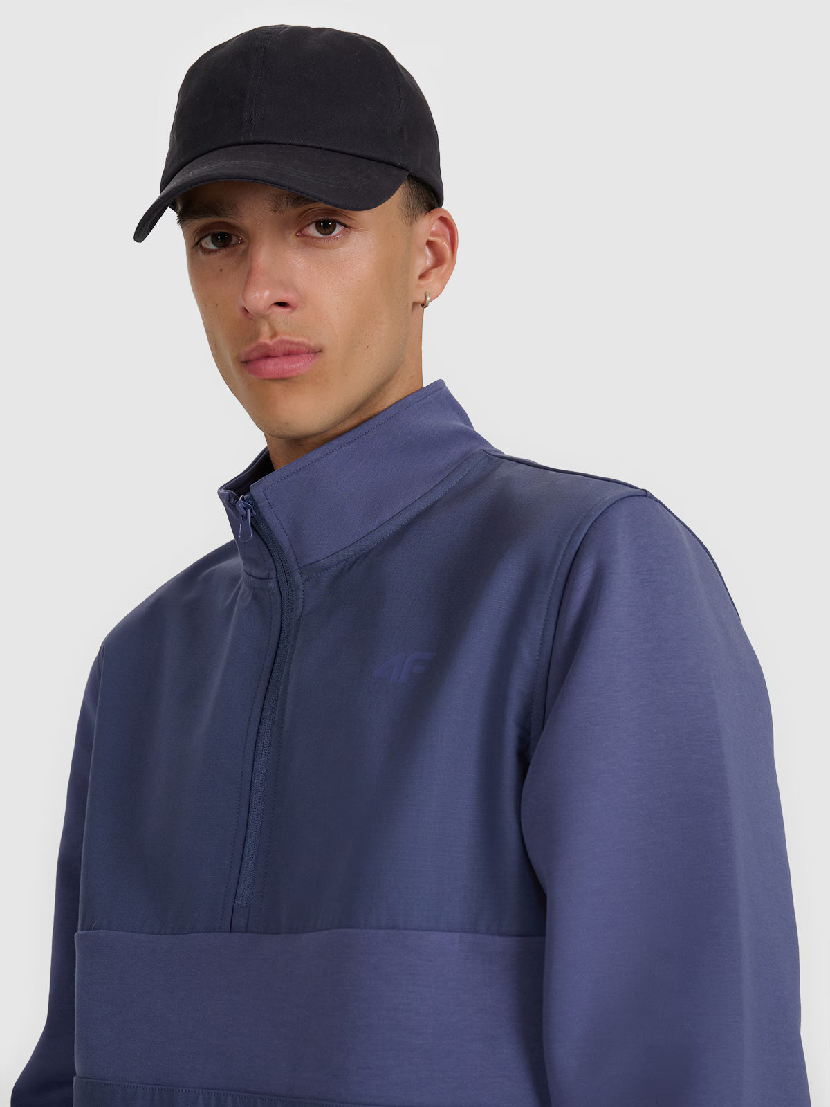 Bluza dresowa nierozpinana bez kaptura męska