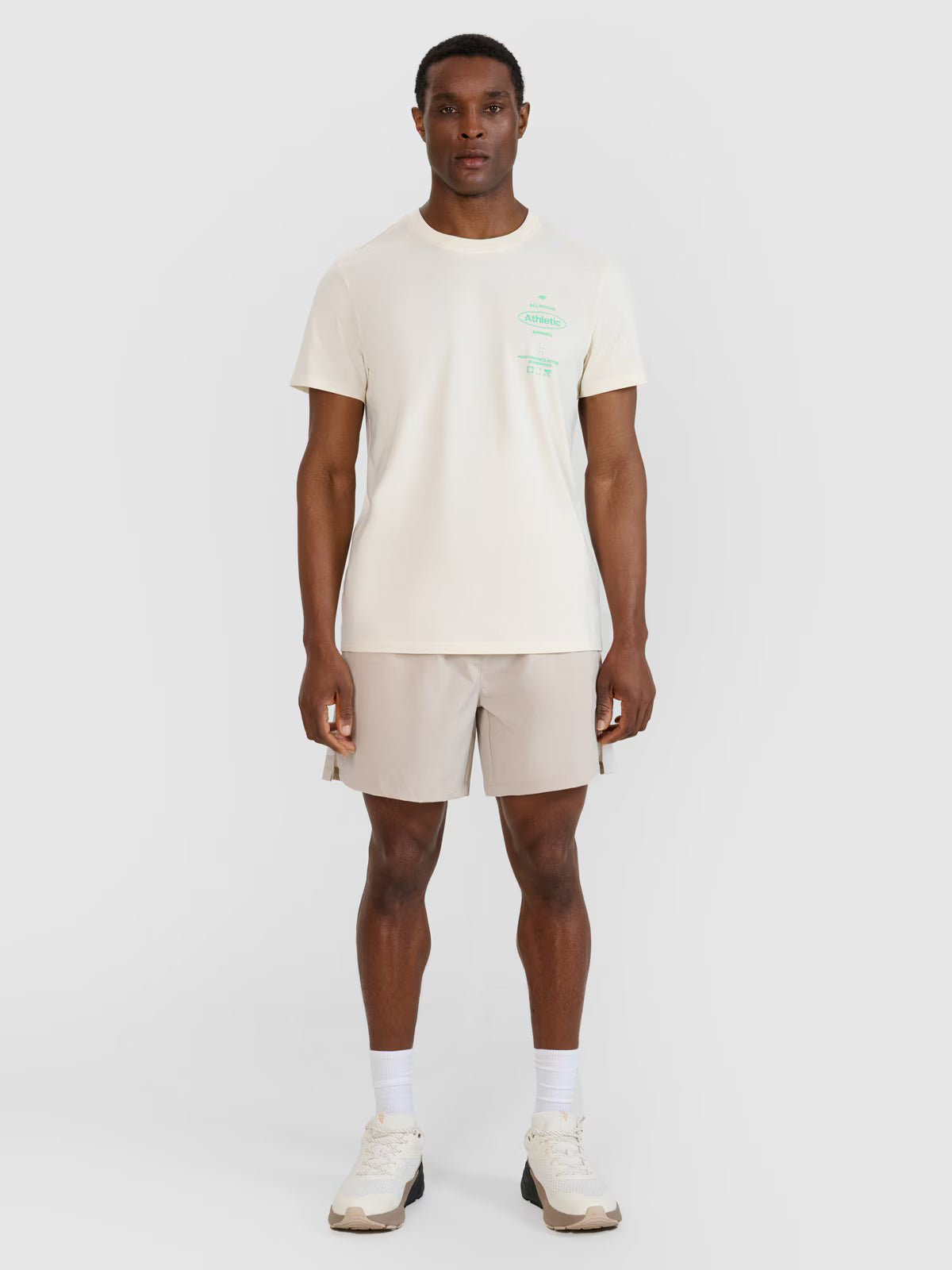 T-shirt regular z nadrukiem męski