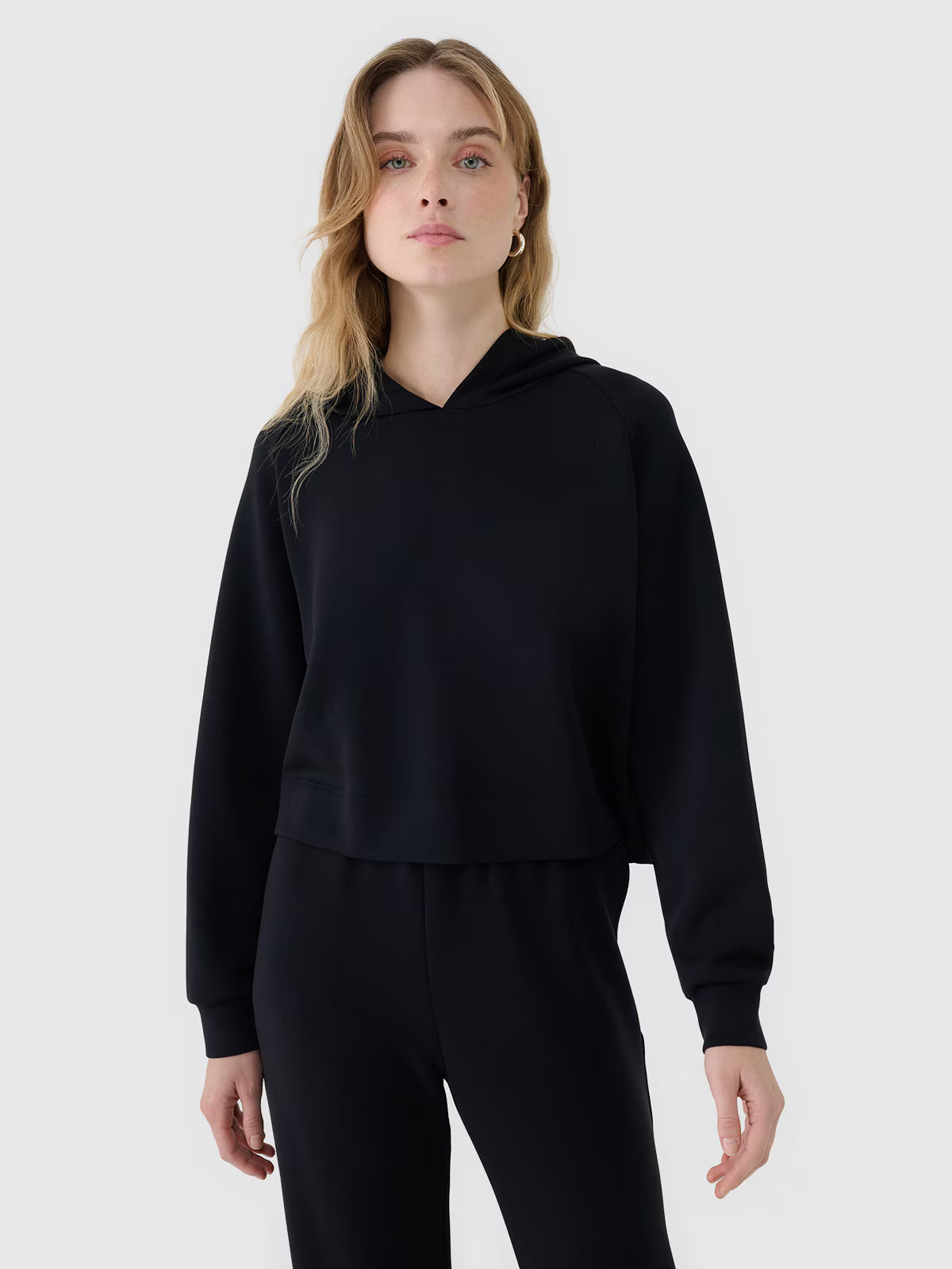 Bluza dresowa nierozpinana z modalem damska