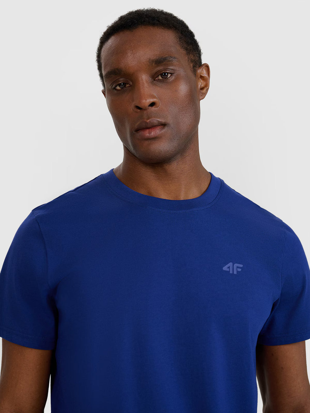 T-shirt regular gładki męski