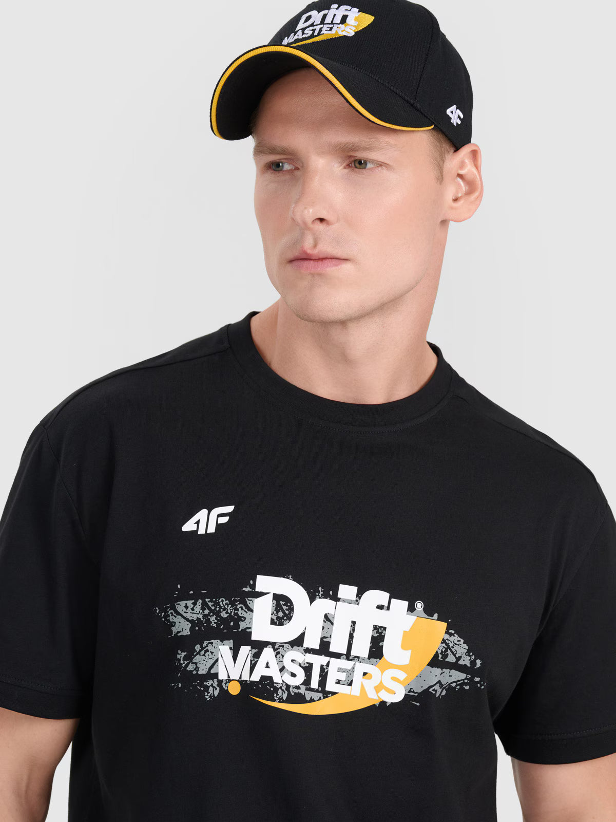 T-shirt regular z nadrukiem uniseks 4F x Drift Masters