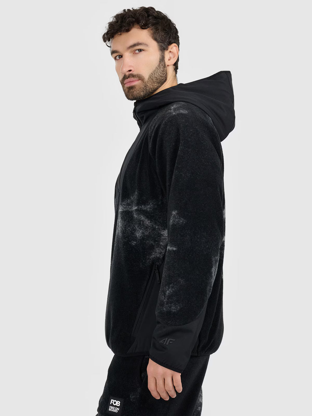 Polar loose z kapturem męski