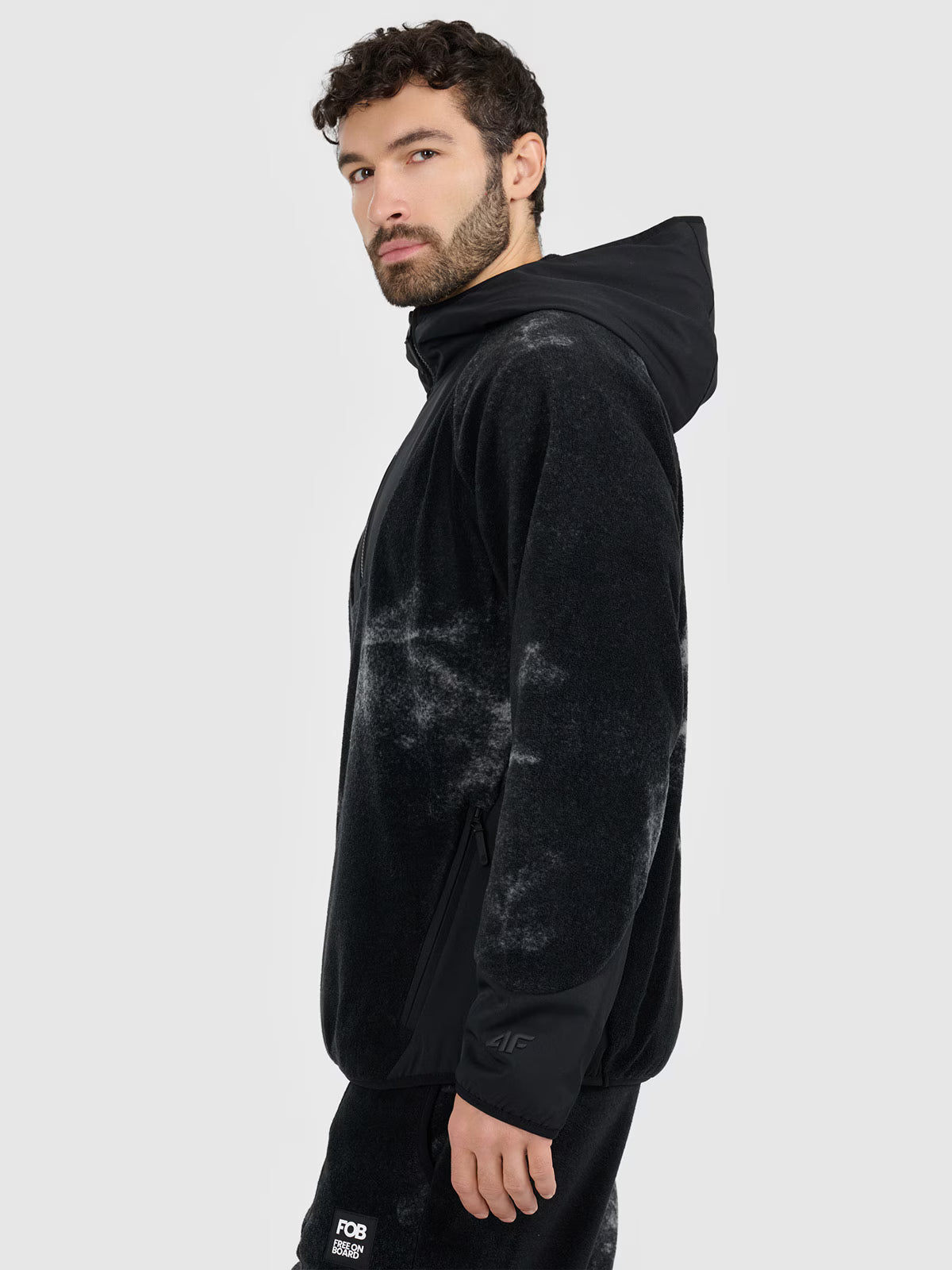 Polar loose z kapturem męski