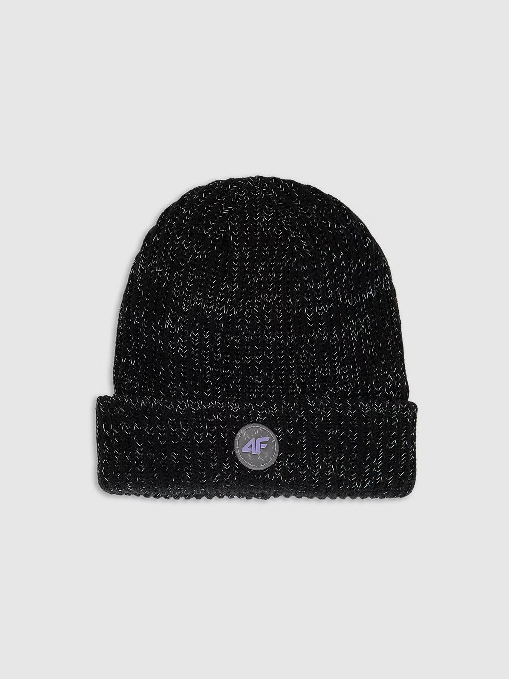 Czapka beanie odblaskowa dziewczęca