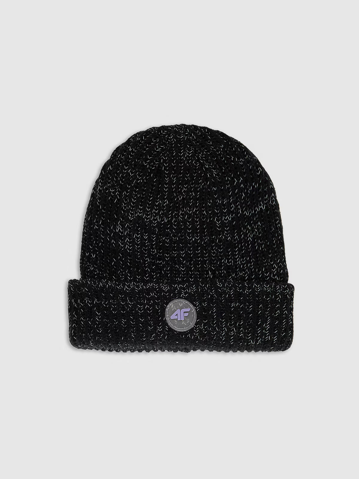 Czapka beanie odblaskowa dziewczęca