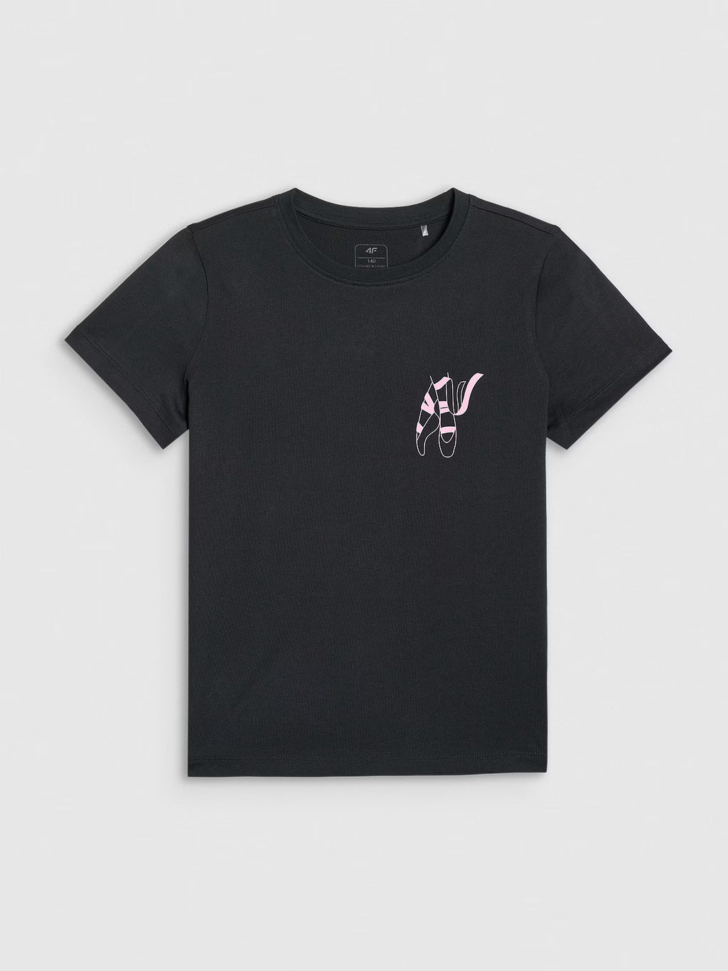 T-shirt regular z nadrukiem dziewczęcy