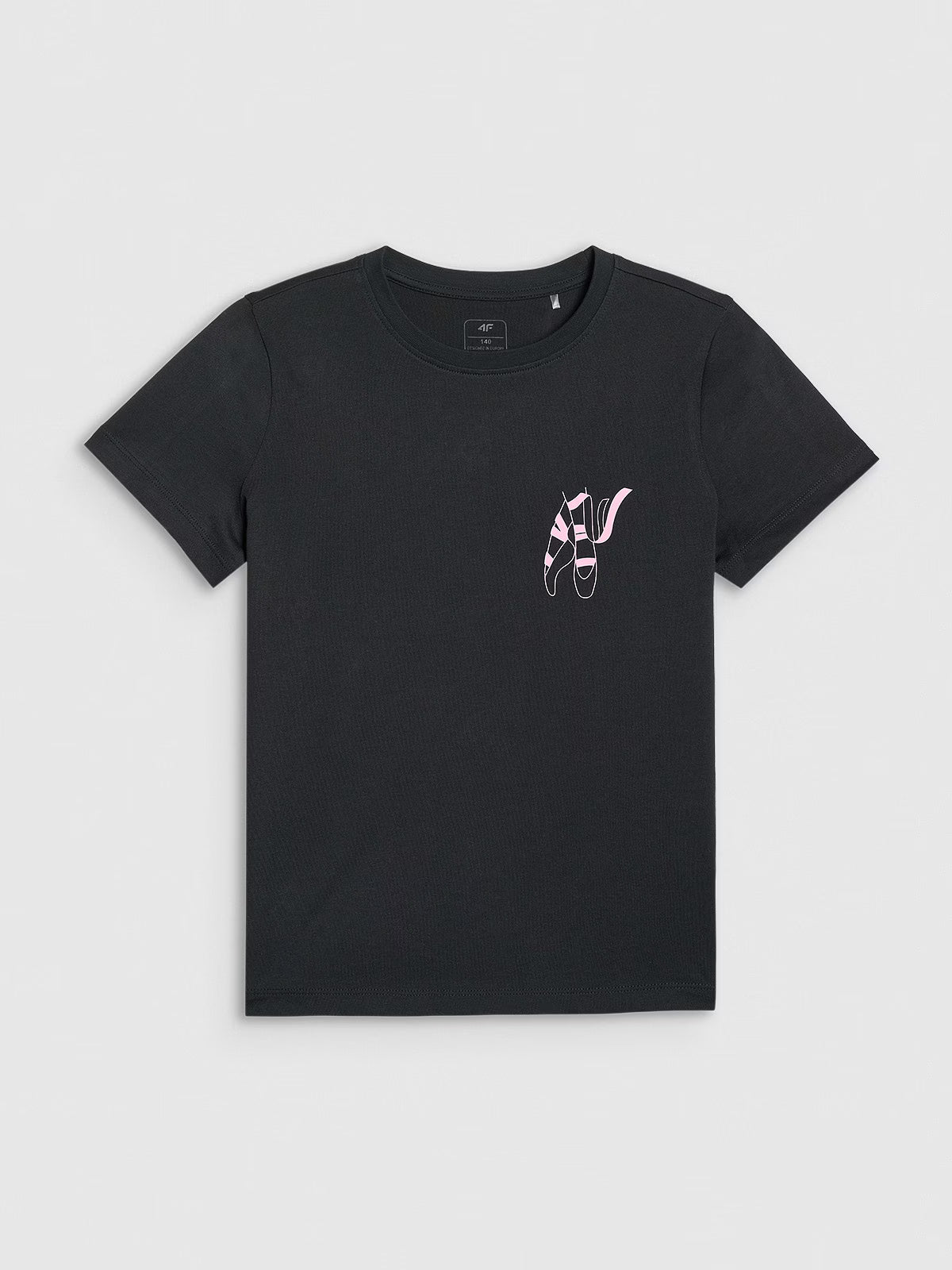 T-shirt regular z nadrukiem dziewczęcy