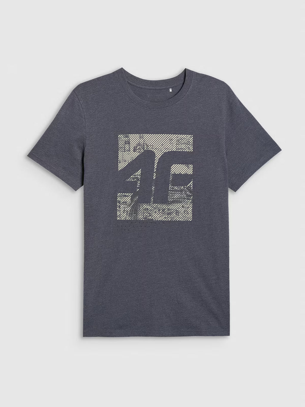 T-shirt regular z nadrukiem męski