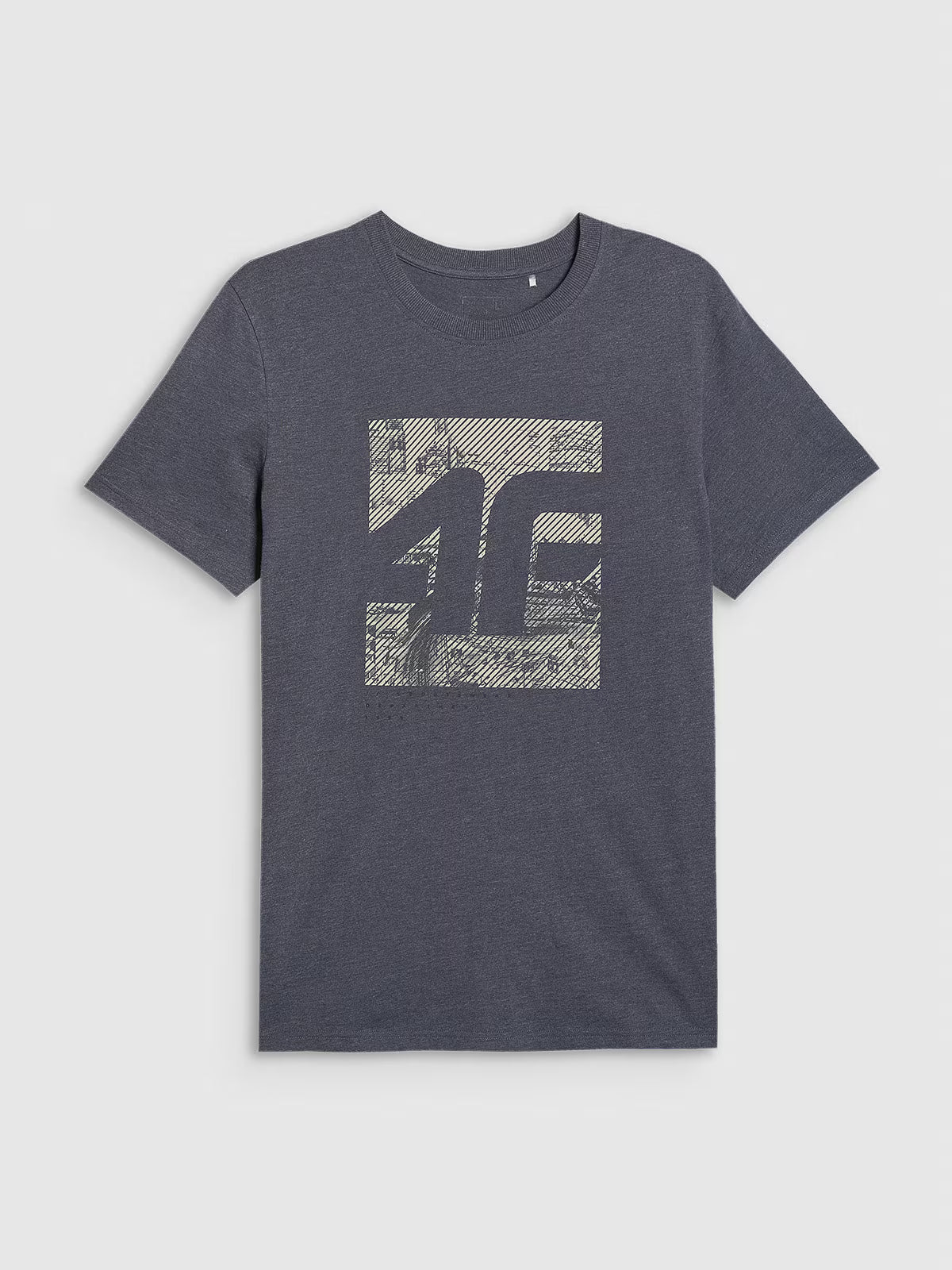 T-shirt regular z nadrukiem męski