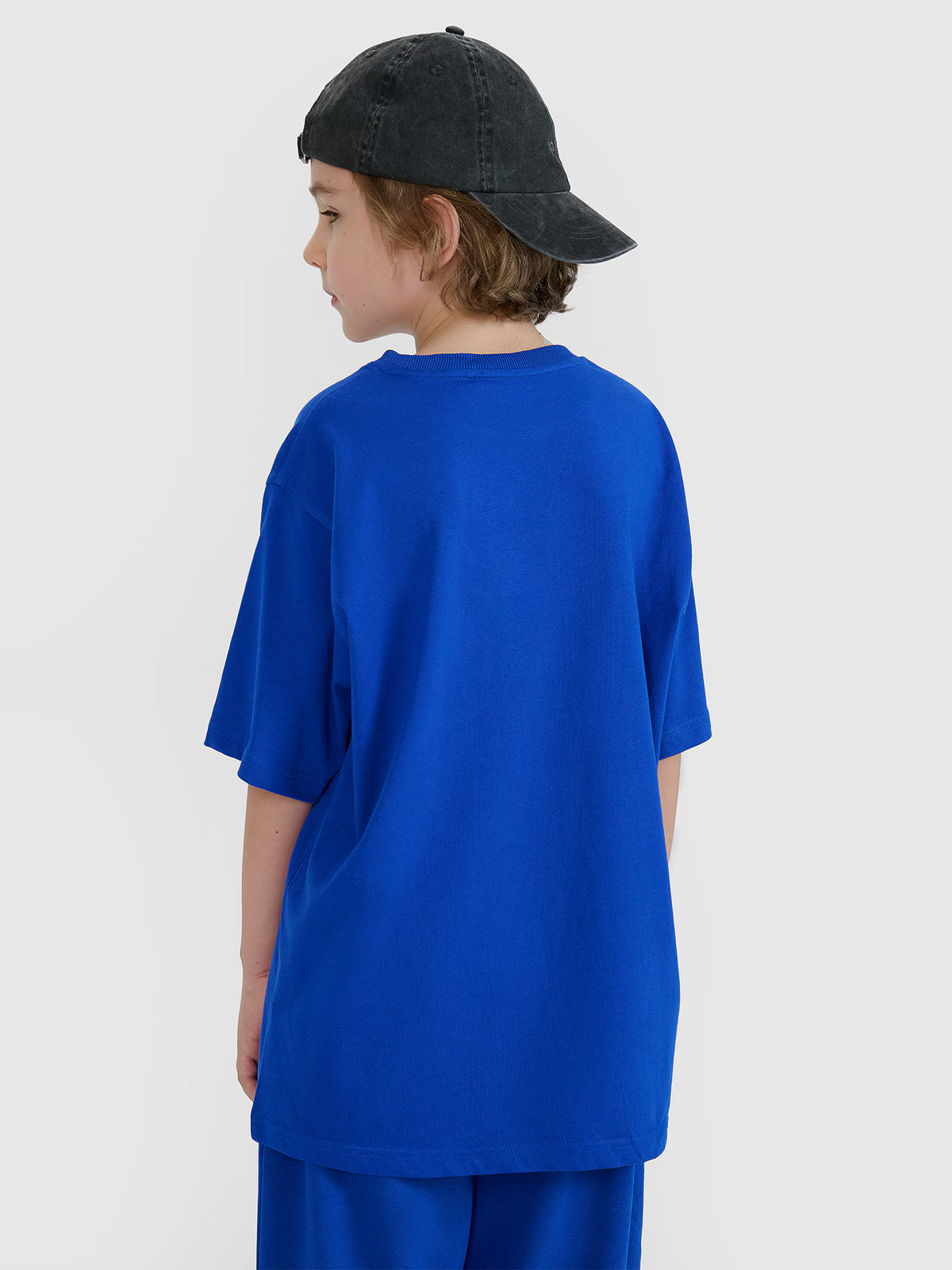 T-shirt oversize z nadrukiem chłopięcy