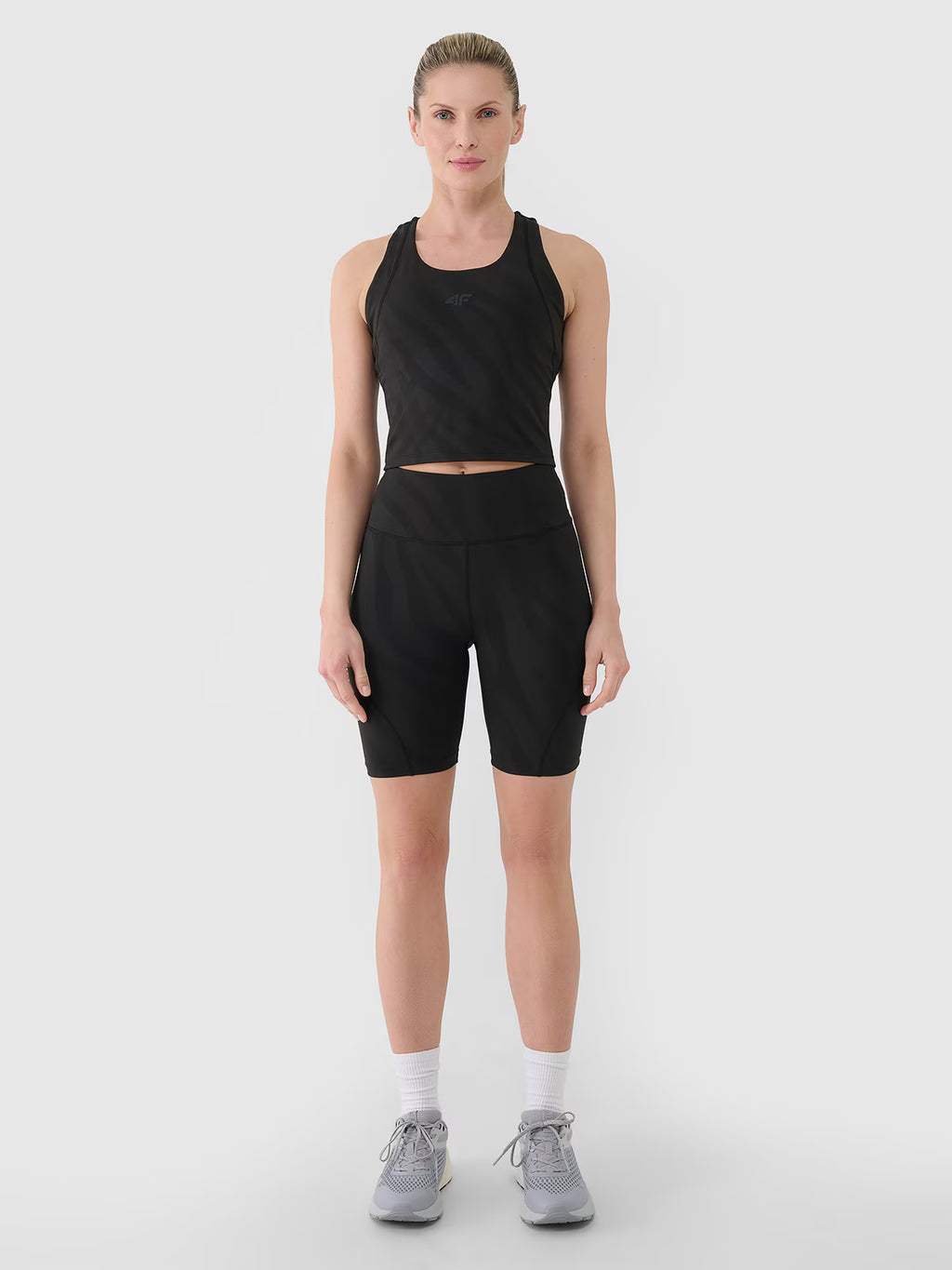 Crop top treningowy szybkoschnący damski