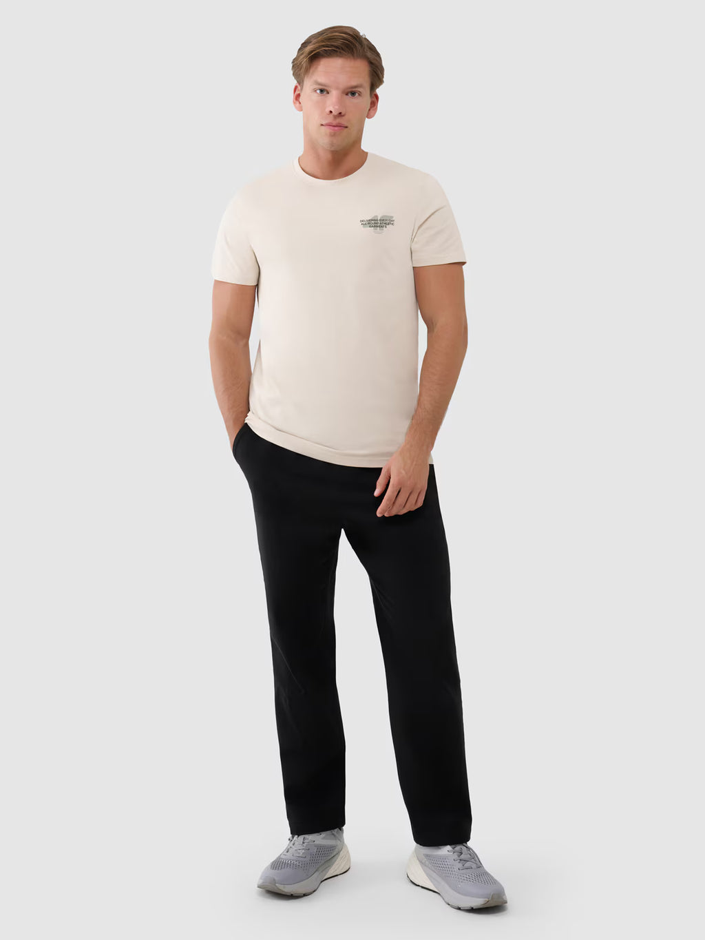 T-shirt regular z nadrukiem męski