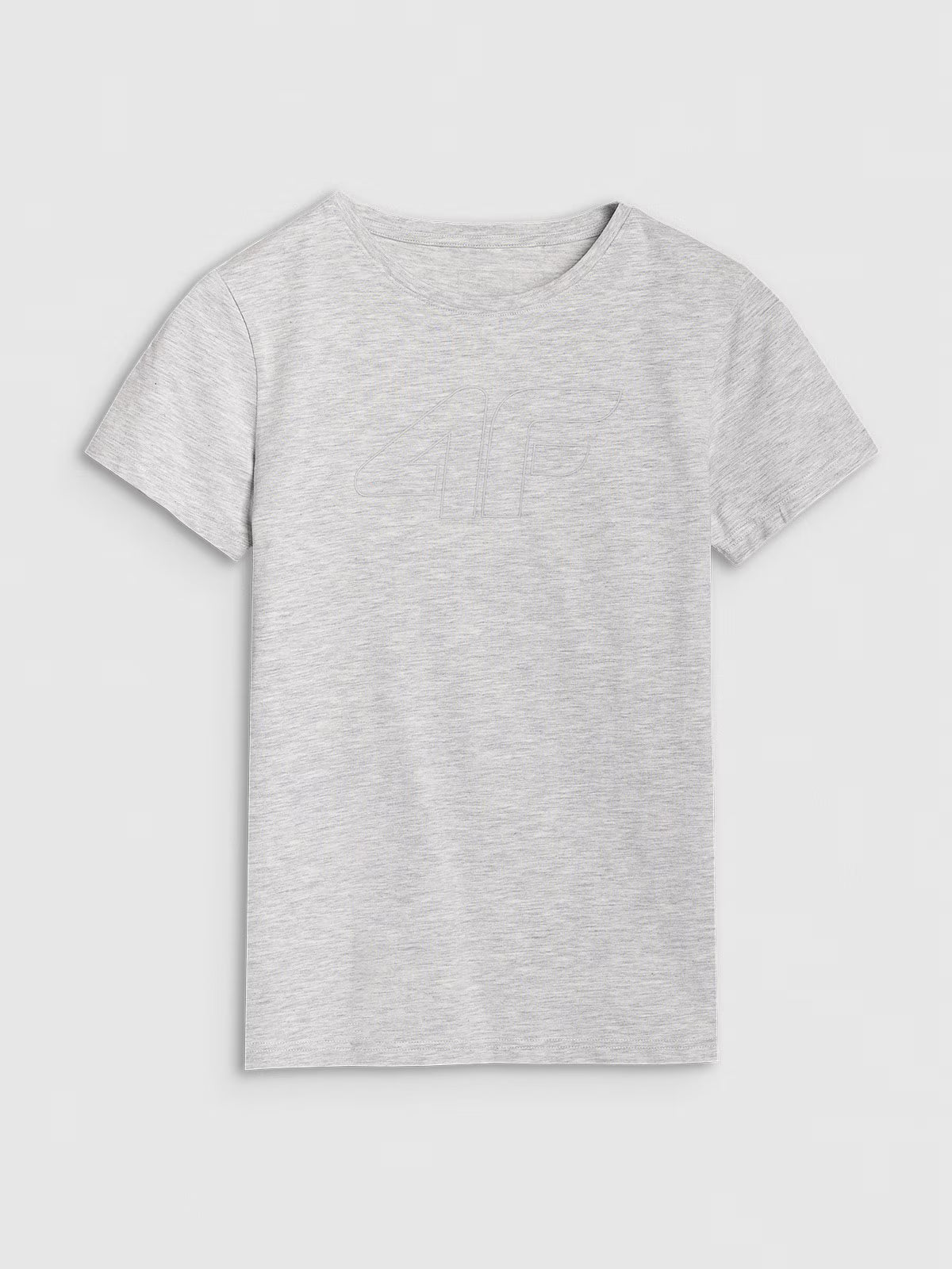 T-shirt slim z nadrukiem damski