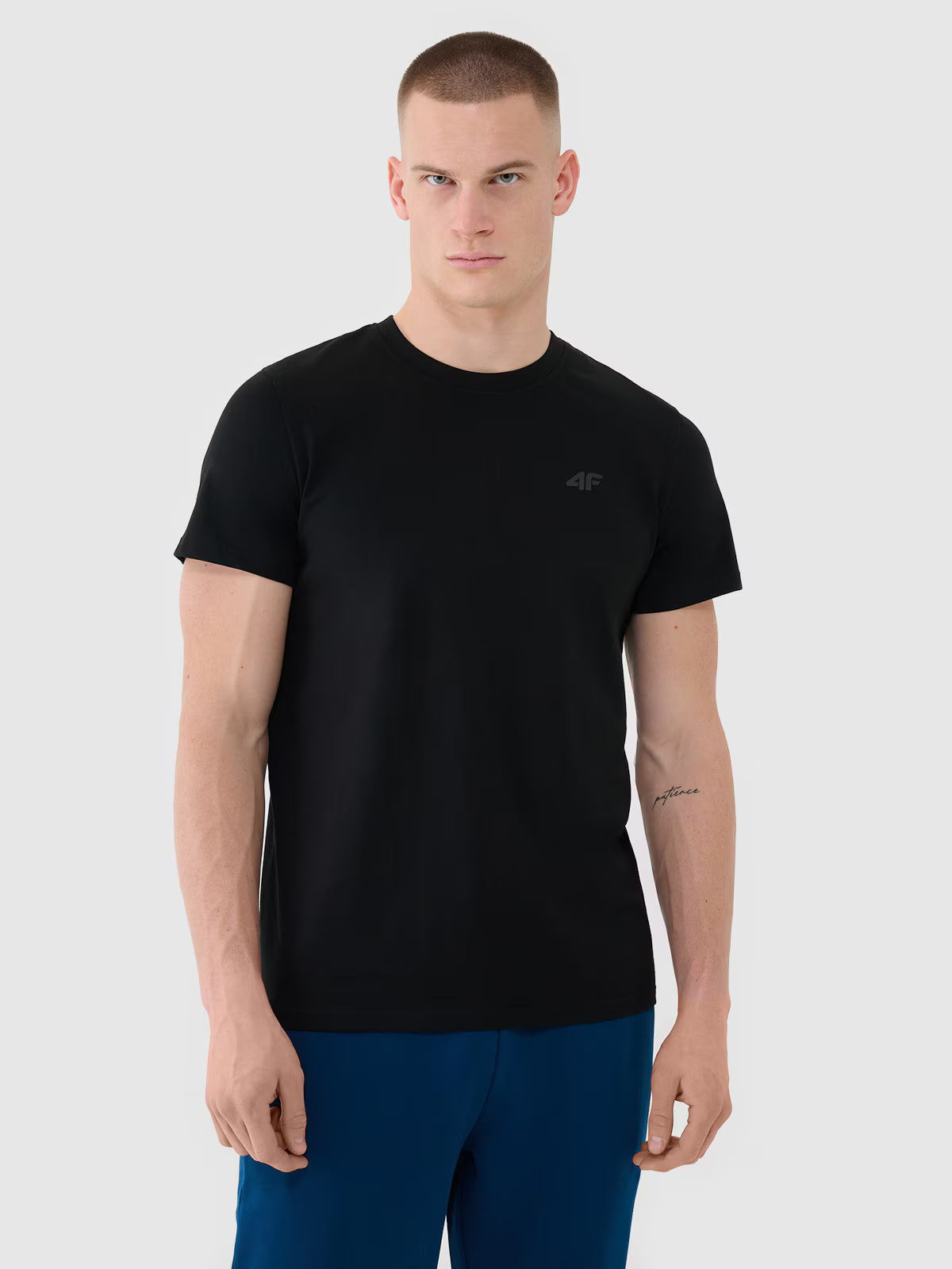 T-shirt regular gładki męski
