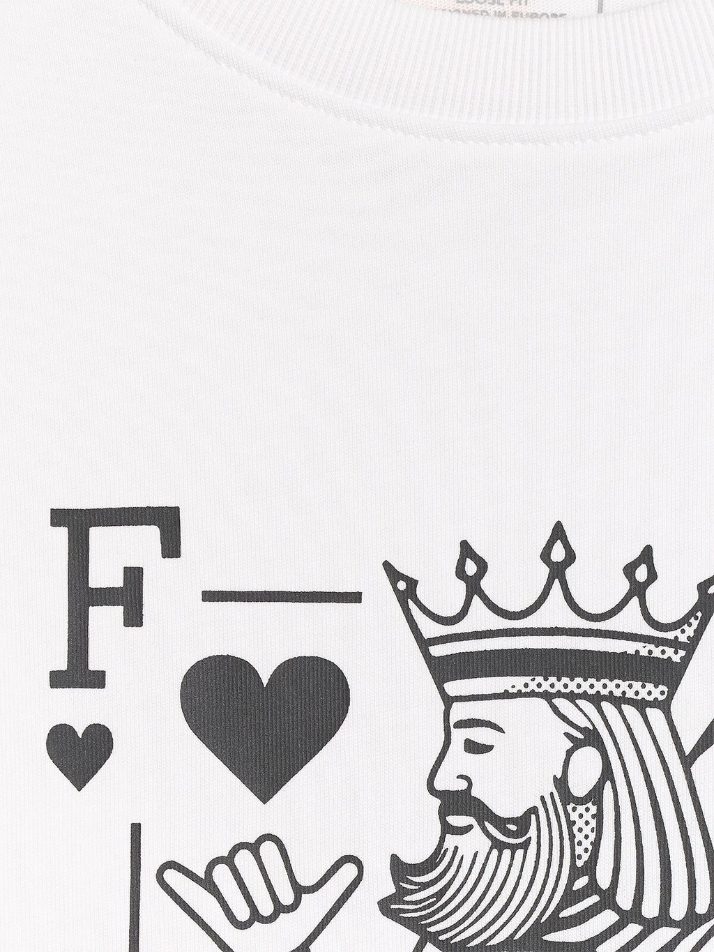 T-shirt loose z nadrukiem męski