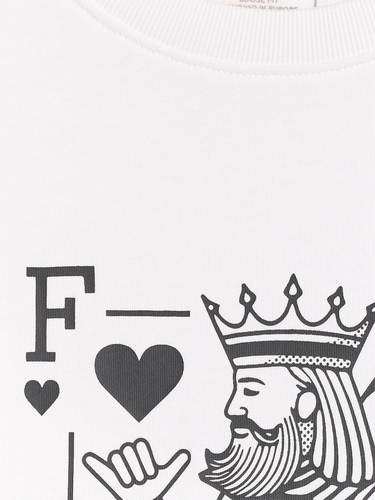 T-shirt loose z nadrukiem męski