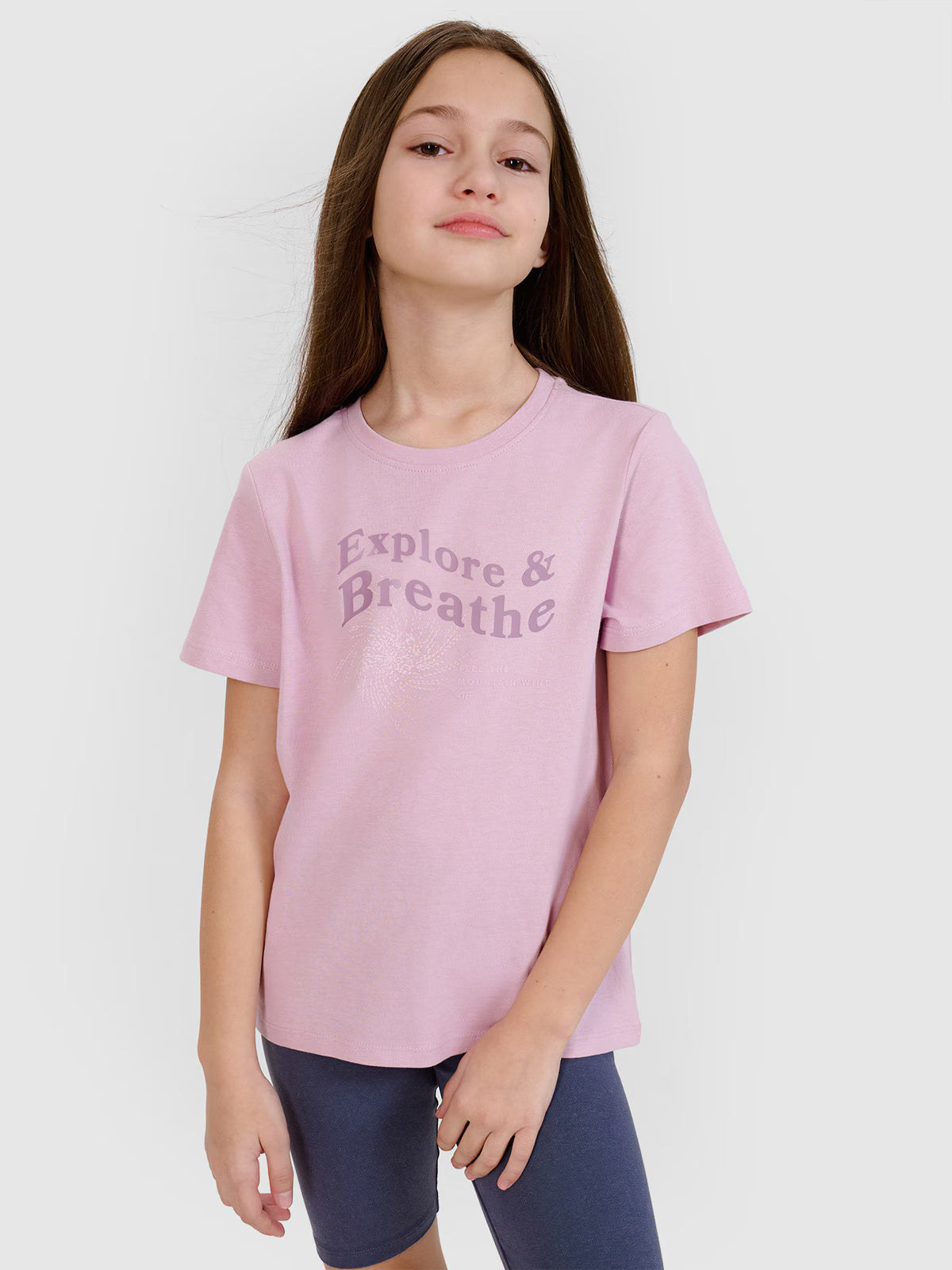 T-shirt regular z nadrukiem dziewczęcy