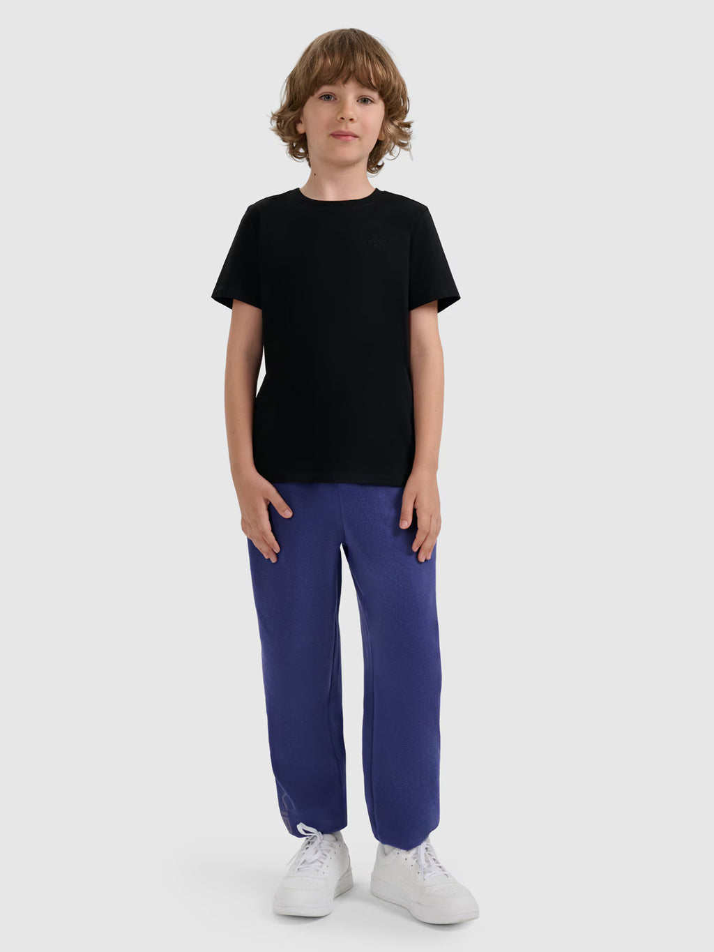 T-shirt regular gładki chłopięcy