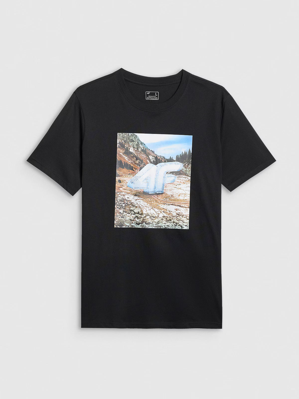 T-shirt regular z nadrukiem męski
