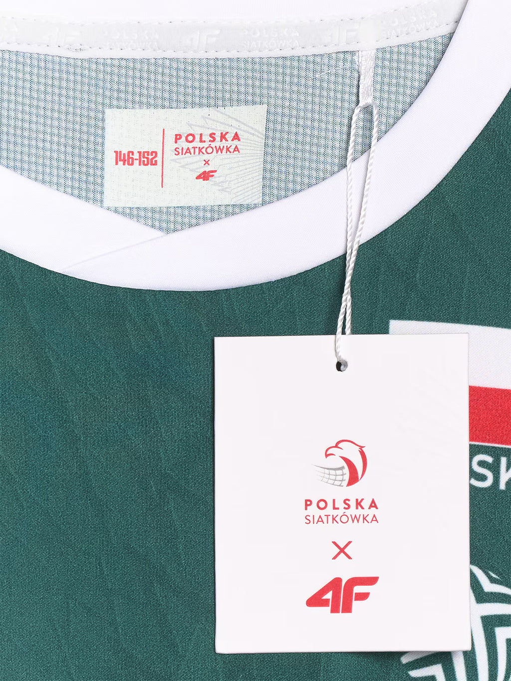 Koszulka meczowa replika z możliwością personalizacji dziecięca 4F x Polska Siatkówka