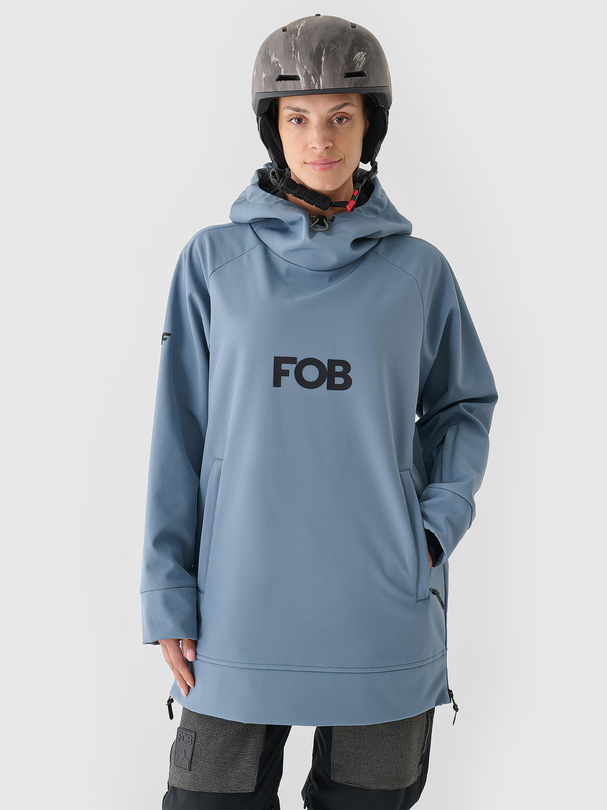 Bluza snowboardowa z softshellu membrana 5000 damska