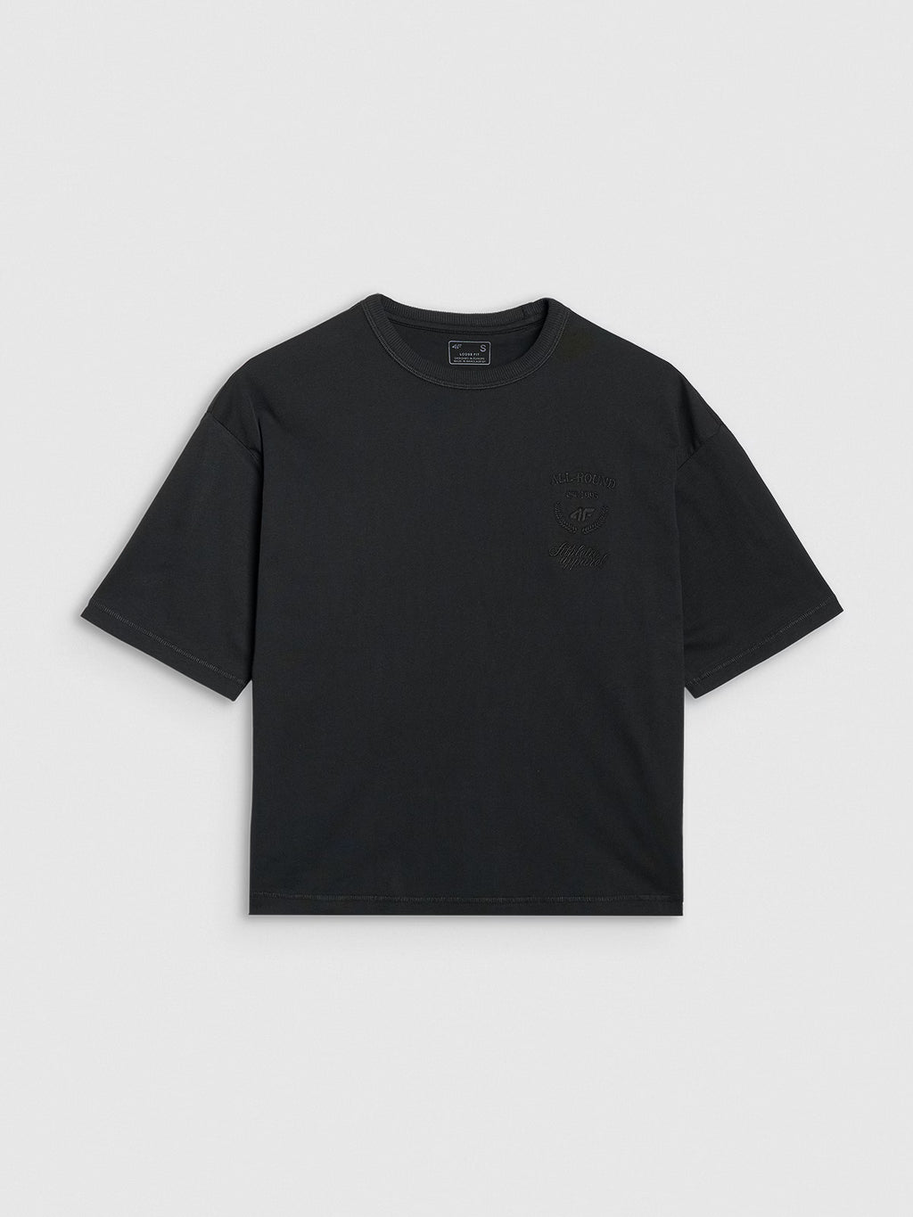 T-shirt oversize z nadrukiem damski