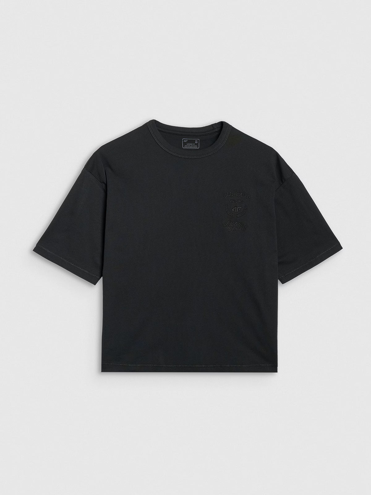 T-shirt oversize z nadrukiem damski