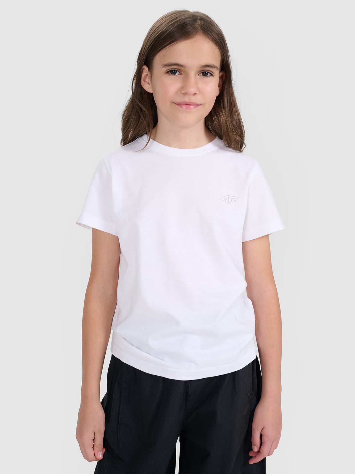 T-shirt regular gładki (2-pack) dziecięcy