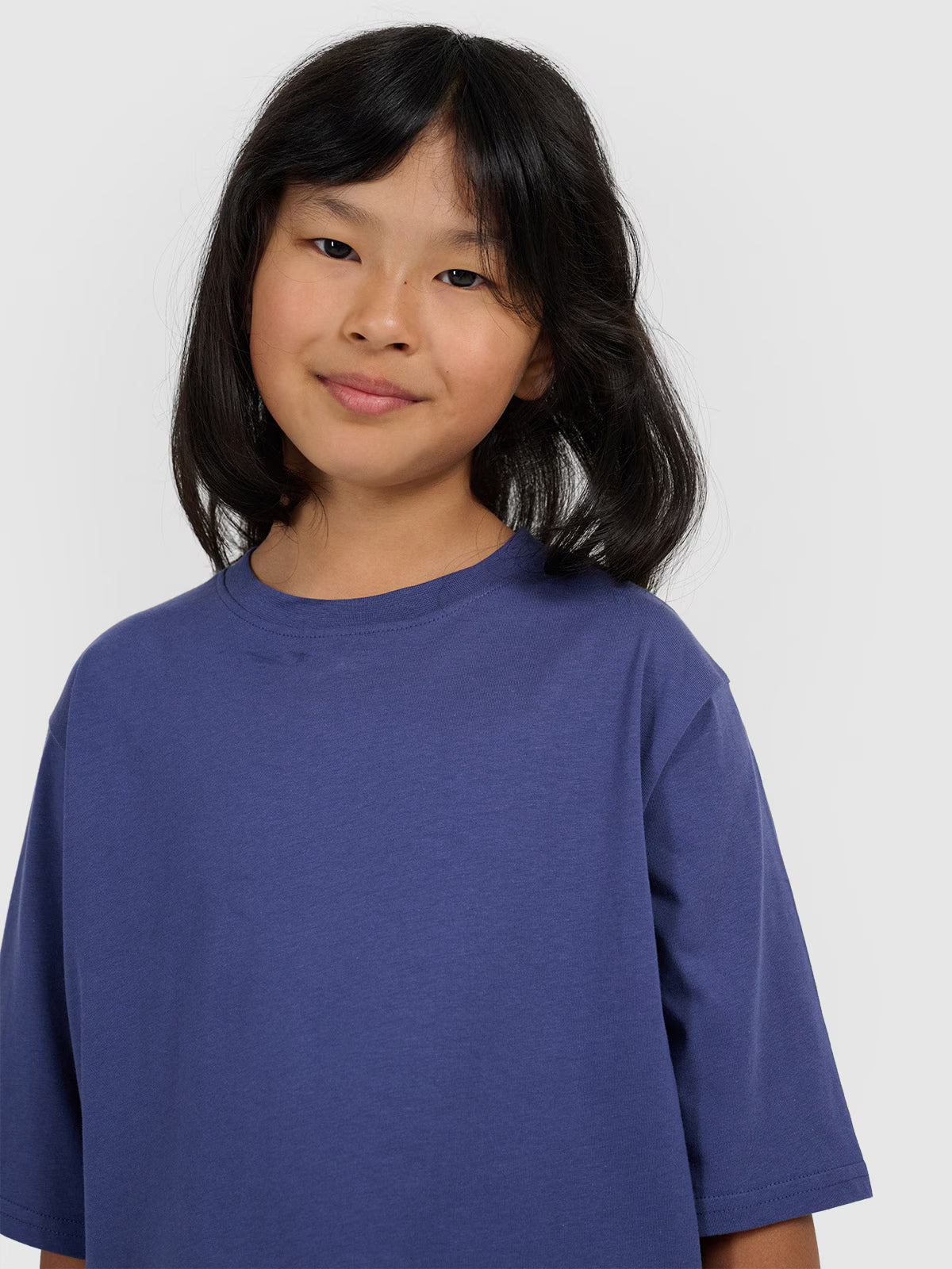 T-shirt oversize z nadrukiem dziewczęcy