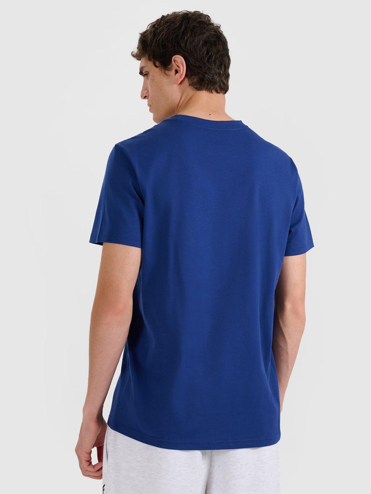 T-shirt regular gładki męski (2-pack)