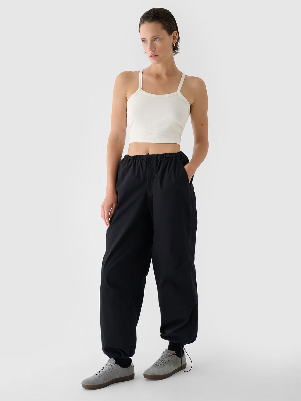 Crop top slim damski