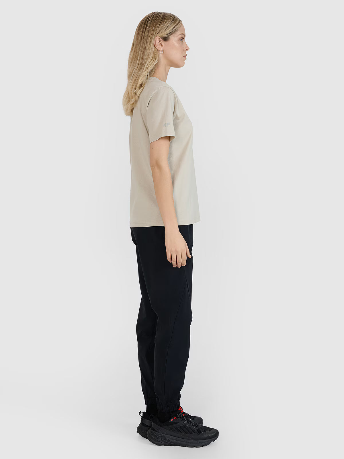 T-shirt oversize z nadrukiem damski