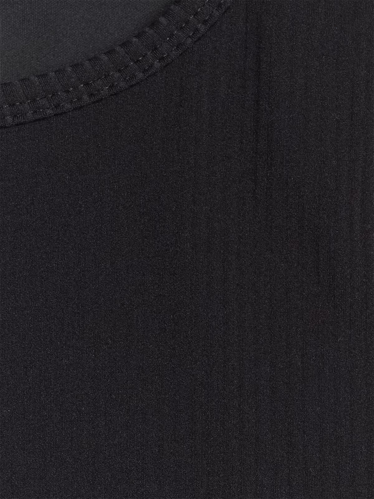 Top slim z prążkowanej dzianiny damski