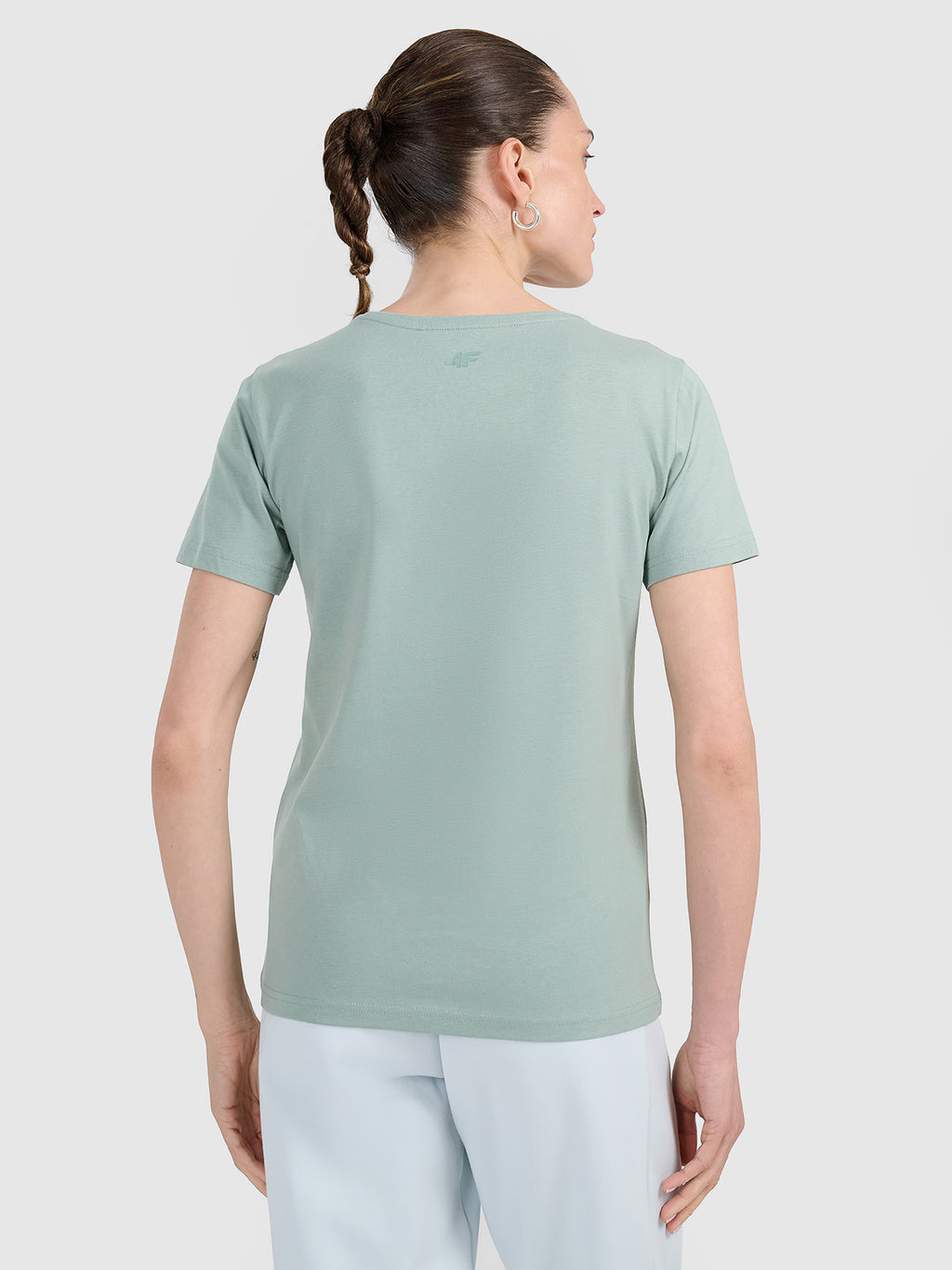 T-shirt regular z nadrukiem damski