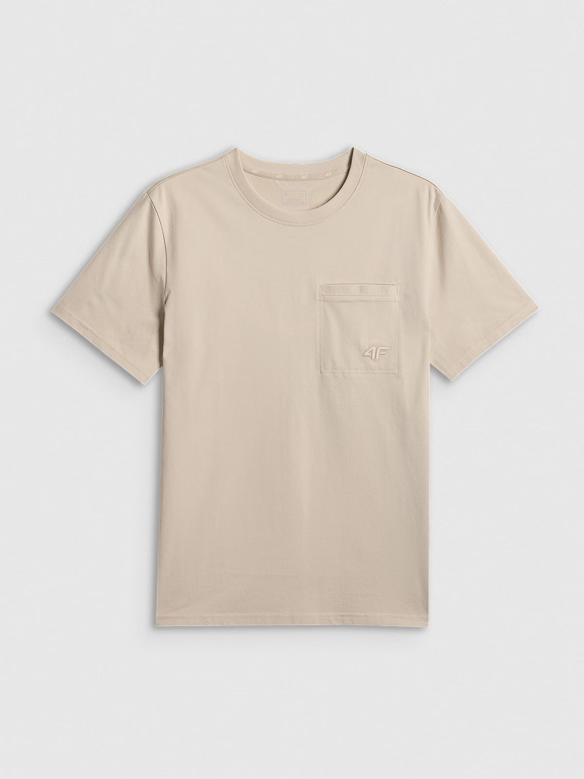 T-shirt regular gładki męski