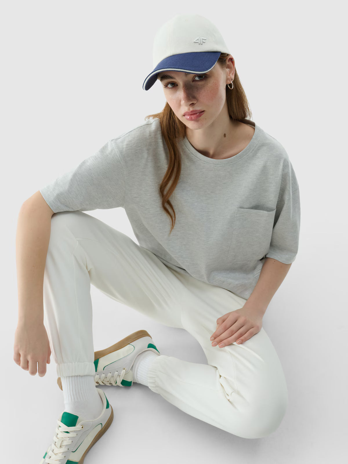 T-shirt oversize gładki uniseks