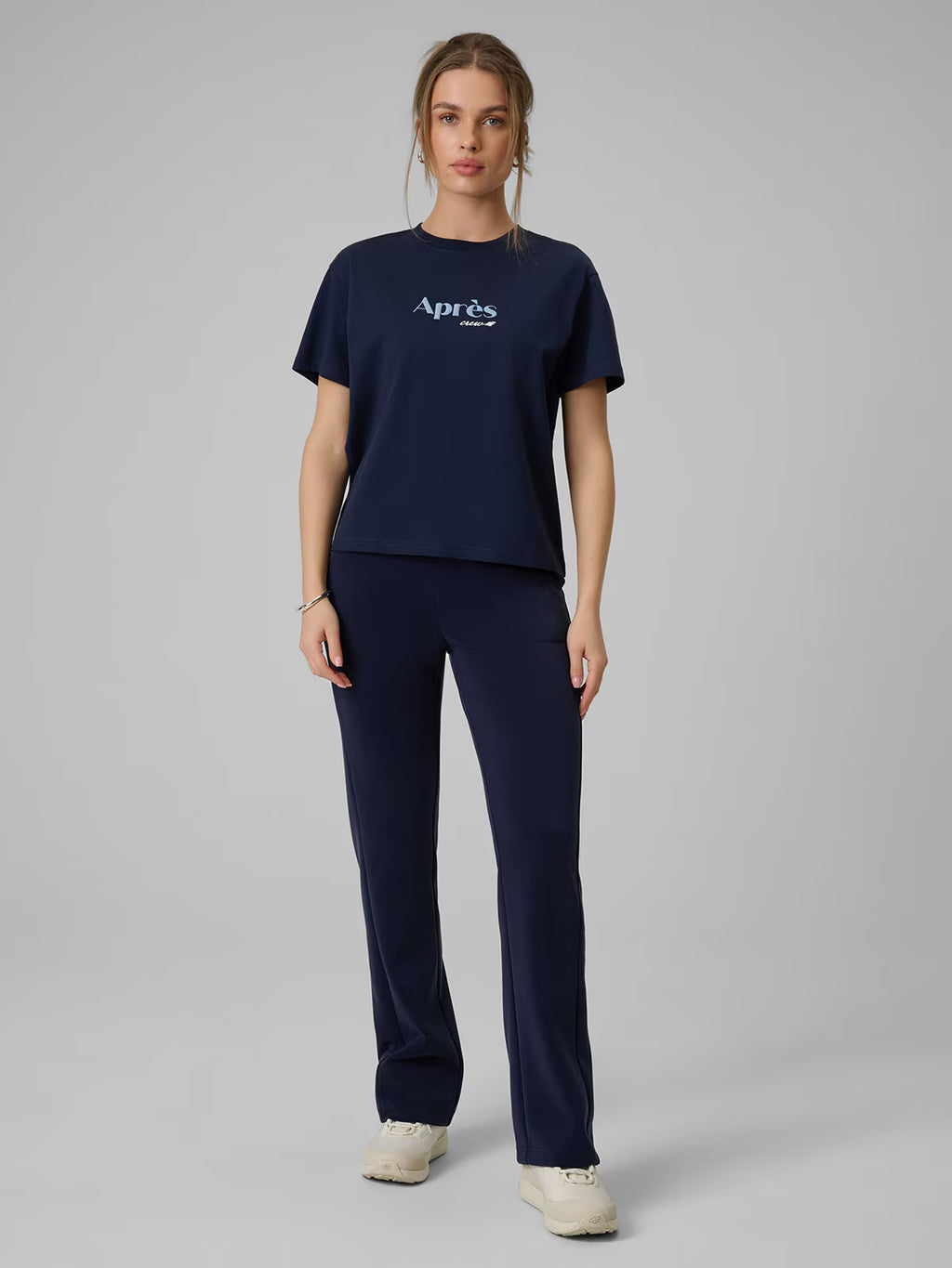 T-shirt boxy z nadrukiem damski