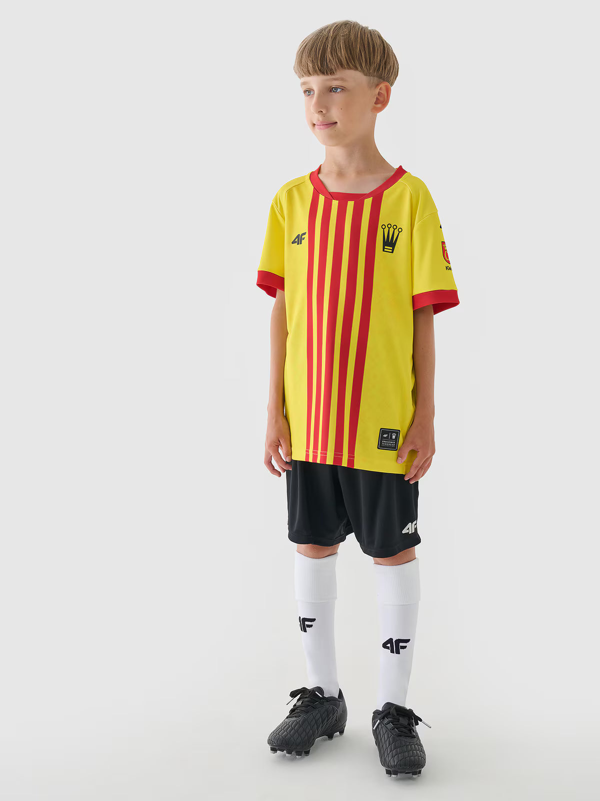 Koszulka klubowa wyjazdowa z sezonu 2024/25 chłopięca 4F x Korona Kielce