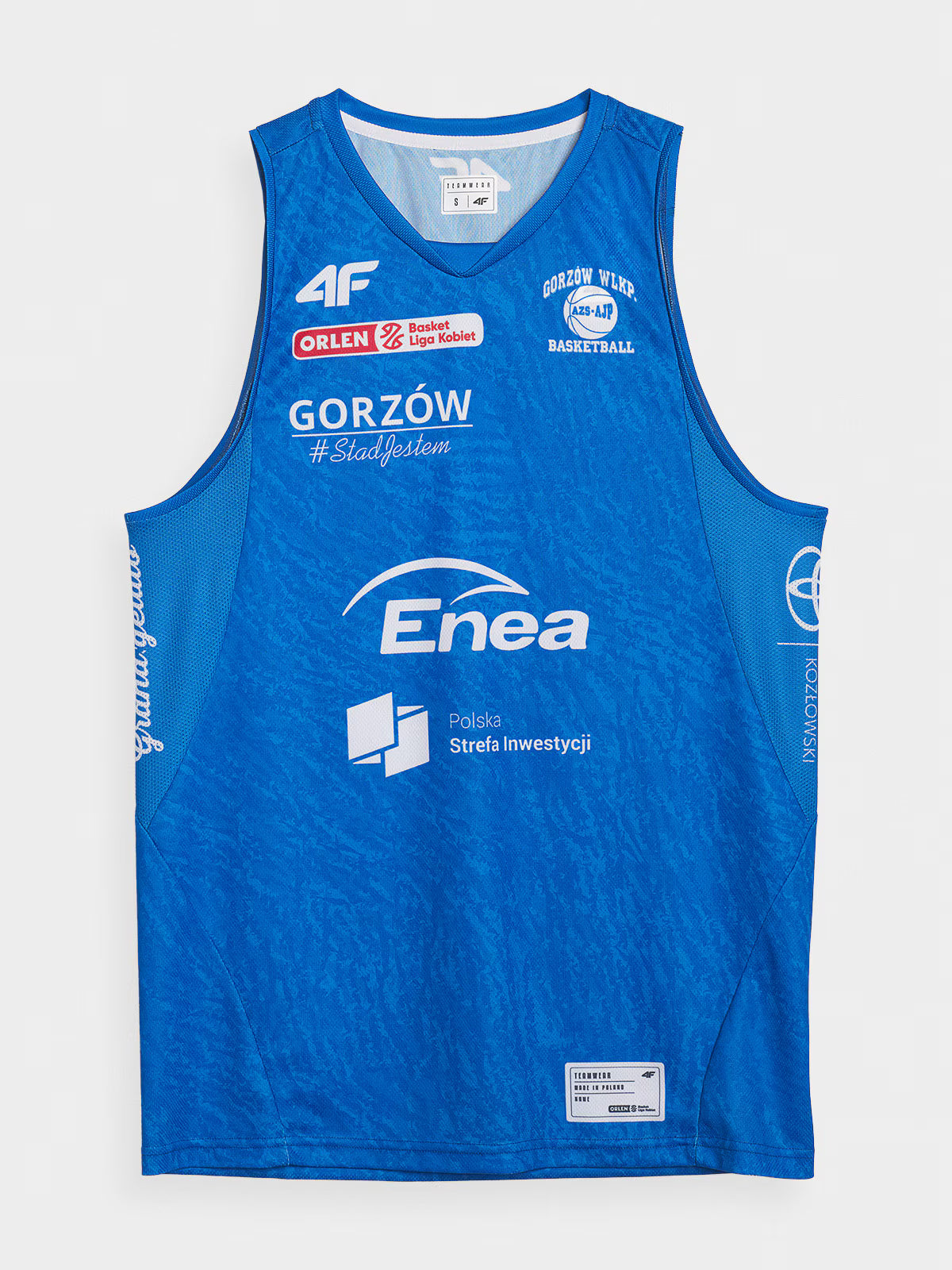 Koszulka meczowa replika domowa z sezonu 2024/25 damska 4F x Enea AZS AJP Gorzów Wielkopolski