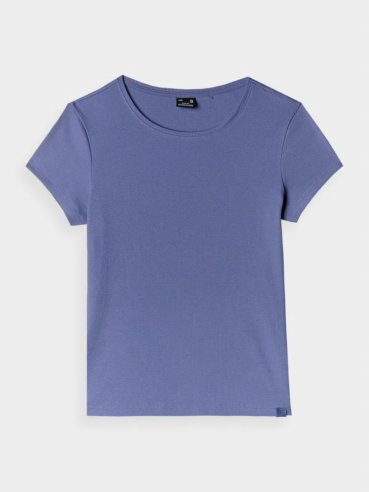 T-shirt slim gładki damski